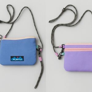 KAVU Renrose Gem Crush Crossbody Wallet Bag with Rope Strap